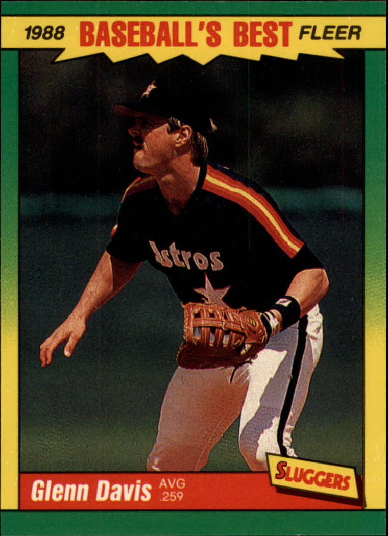 1988 Fleer Sluggers/Pitchers Baseball Cards    011      Glenn Davis